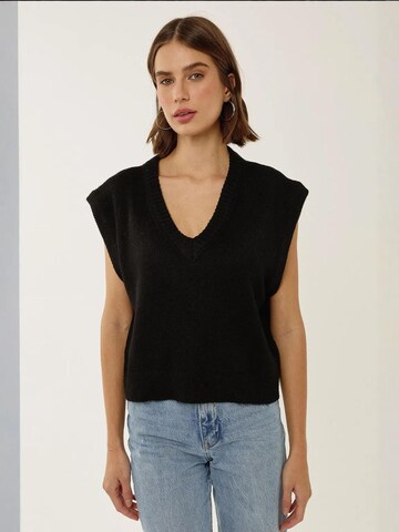 Hiccup - Colete em preto: frente