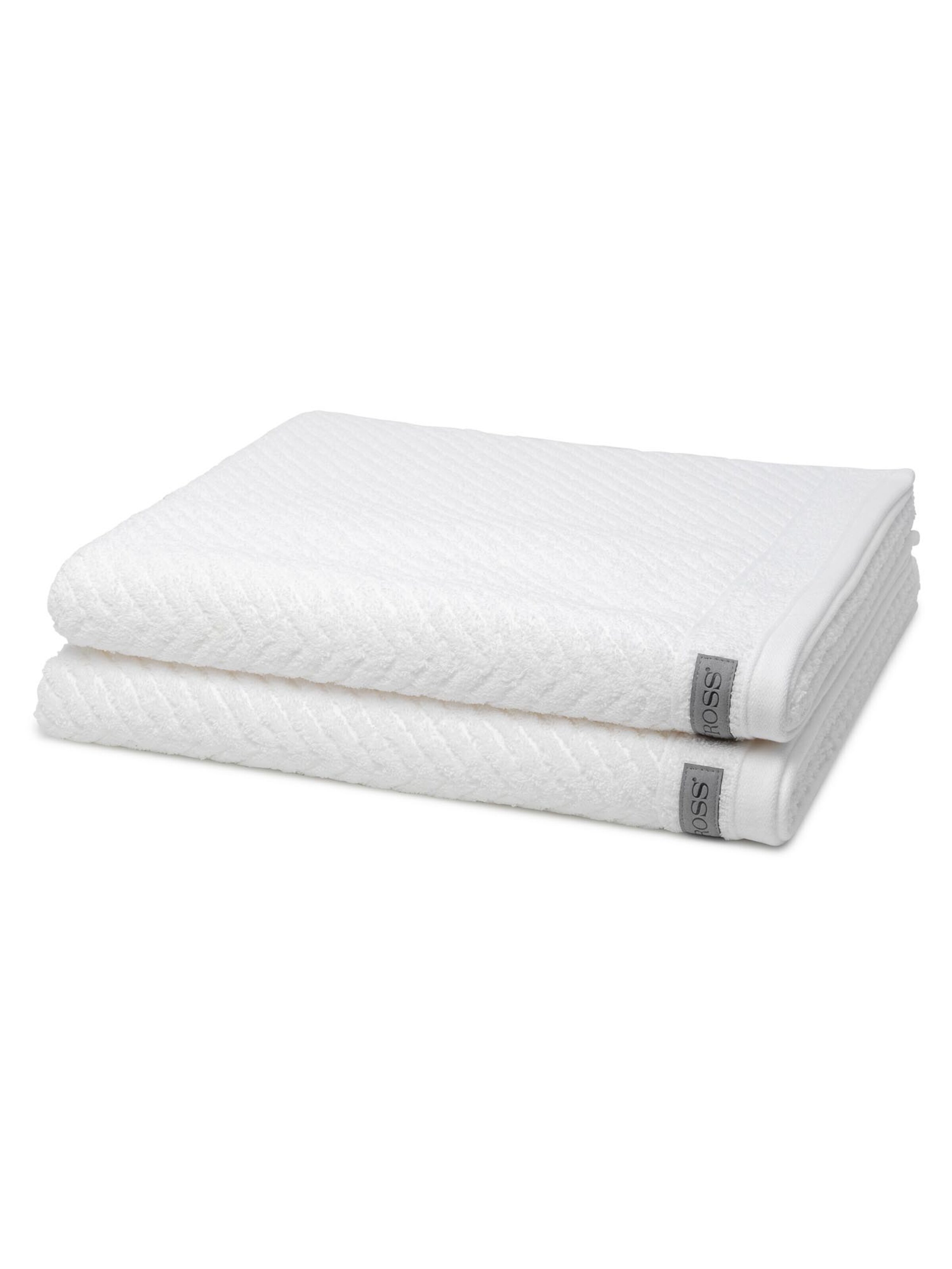 ROSS Towel 'Smart' in White: front
