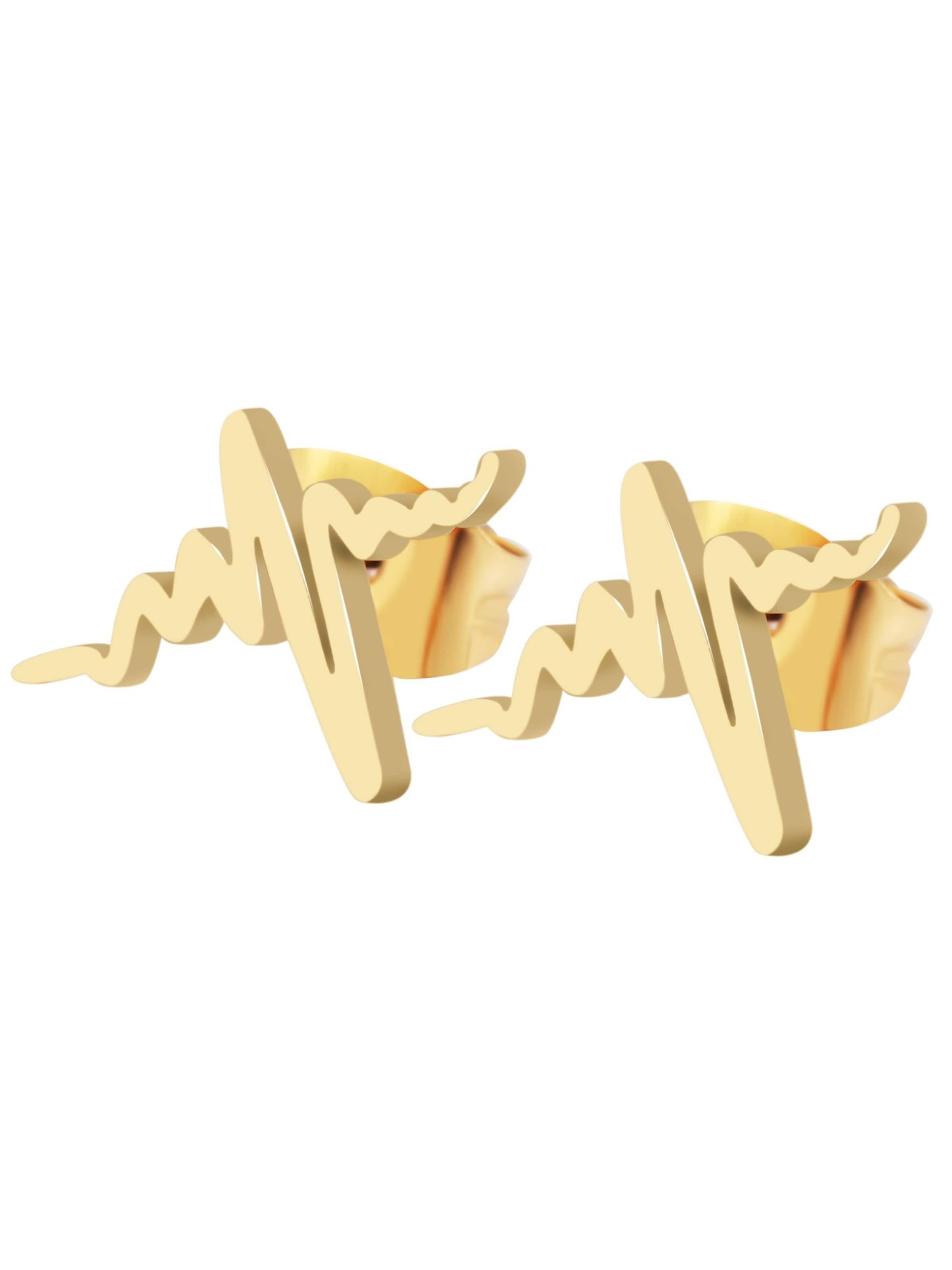 Akzent Earrings 'Silya, langlebig' in Gold