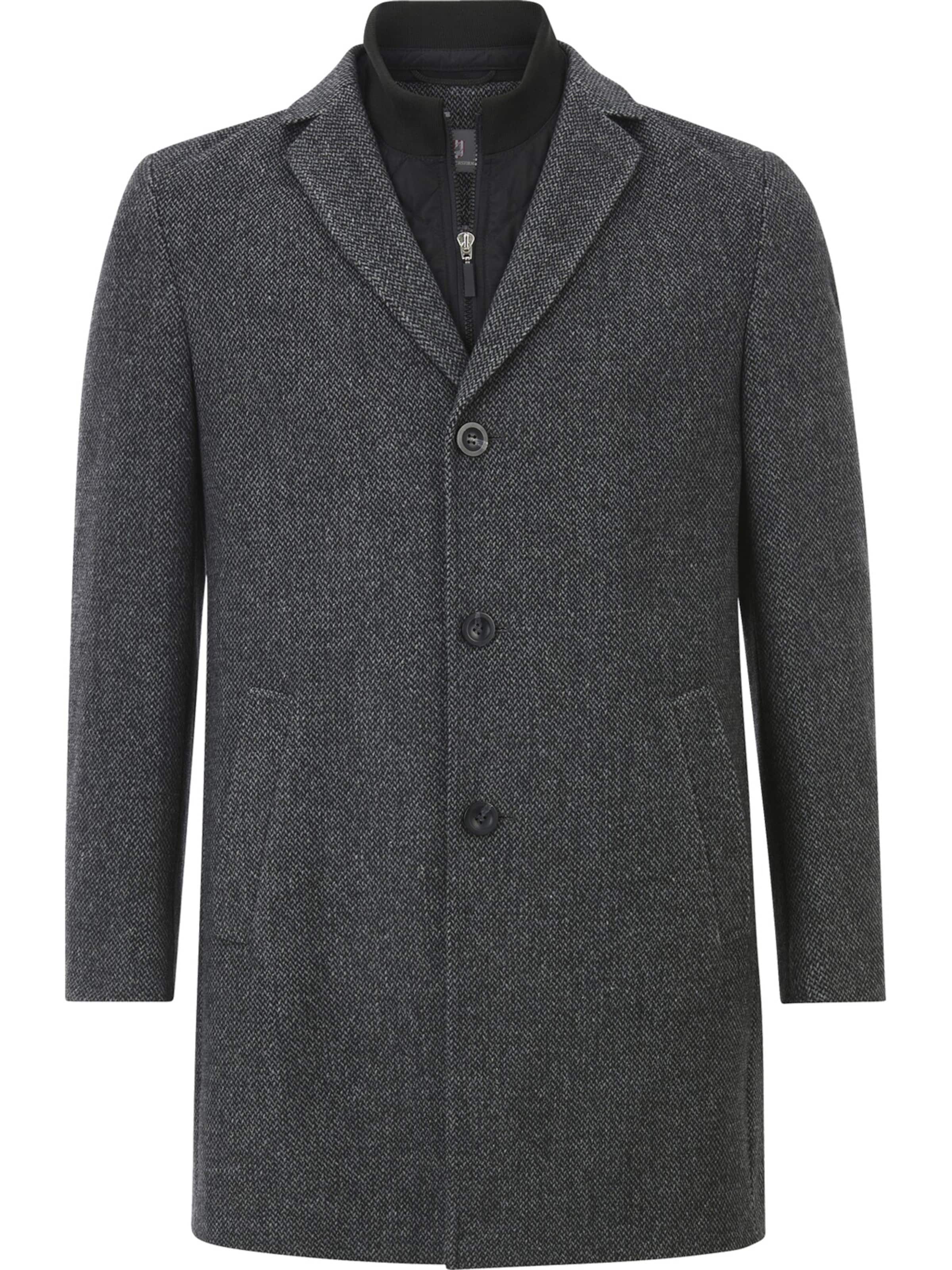 Jan Vanderstorm Mantel 'Unska' in Grau: Vorderseite