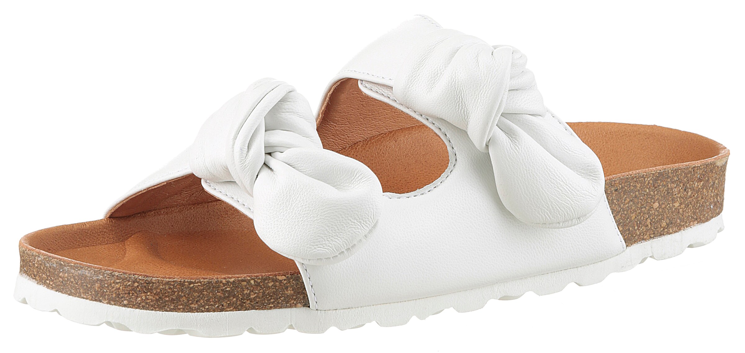 VERBENAS Mules in White: front