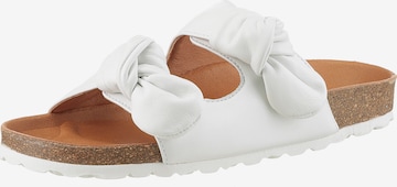 VERBENAS Pantolette in Weiß: Vorderseite