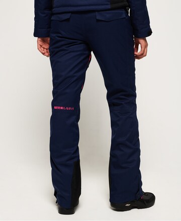 Regular Pantalon outdoor 'New Snow' Superdry Snow en bleu