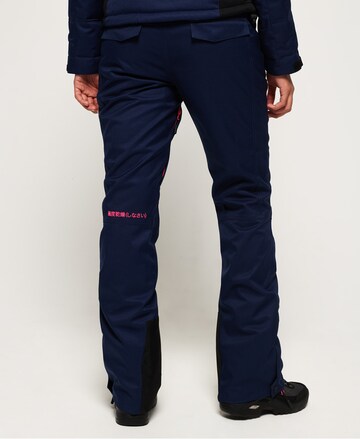 Superdry Snow Regular Outdoorbroek 'New Snow' in Blauw