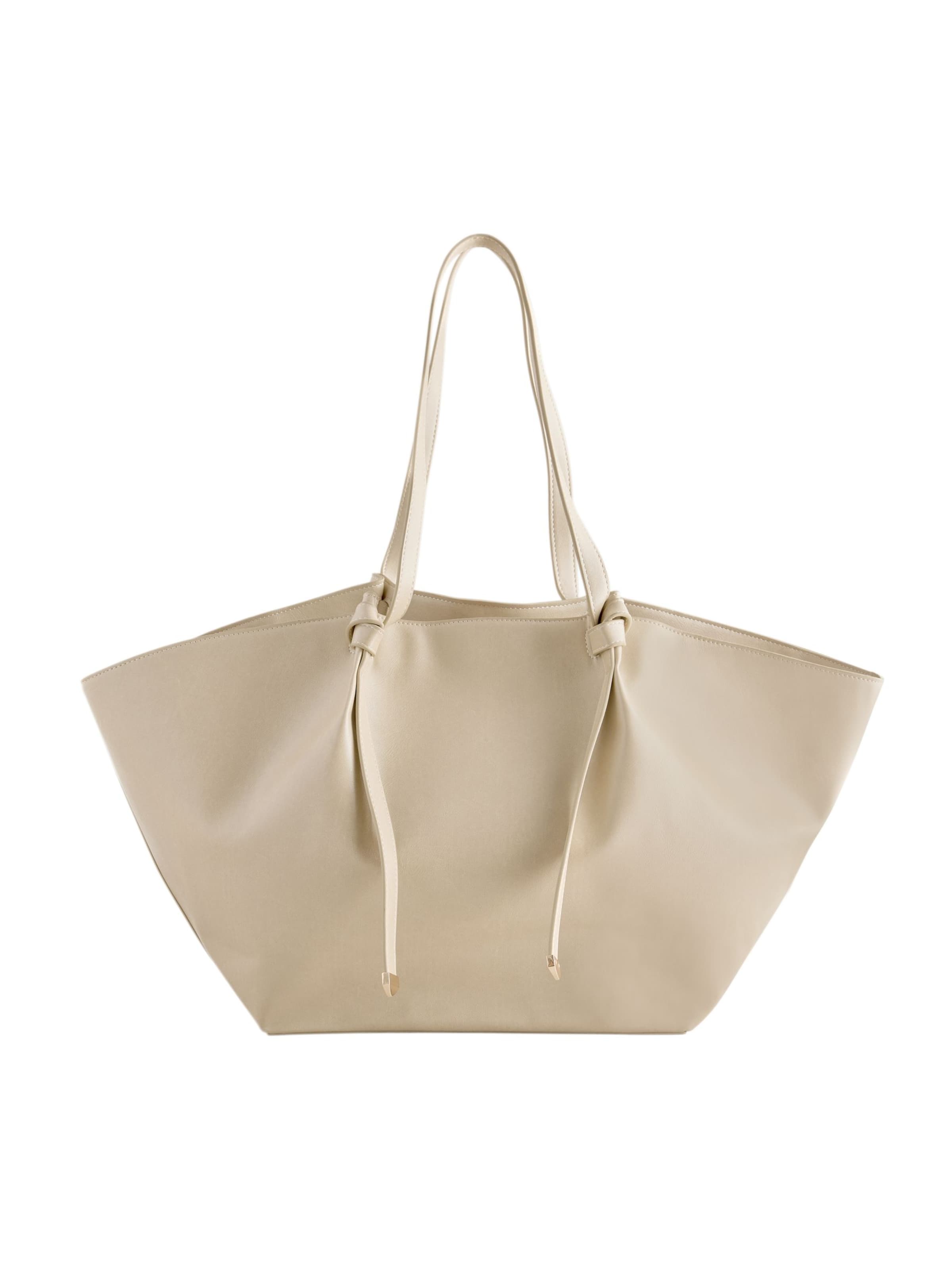 Sac bandoulière Next en beige : devant