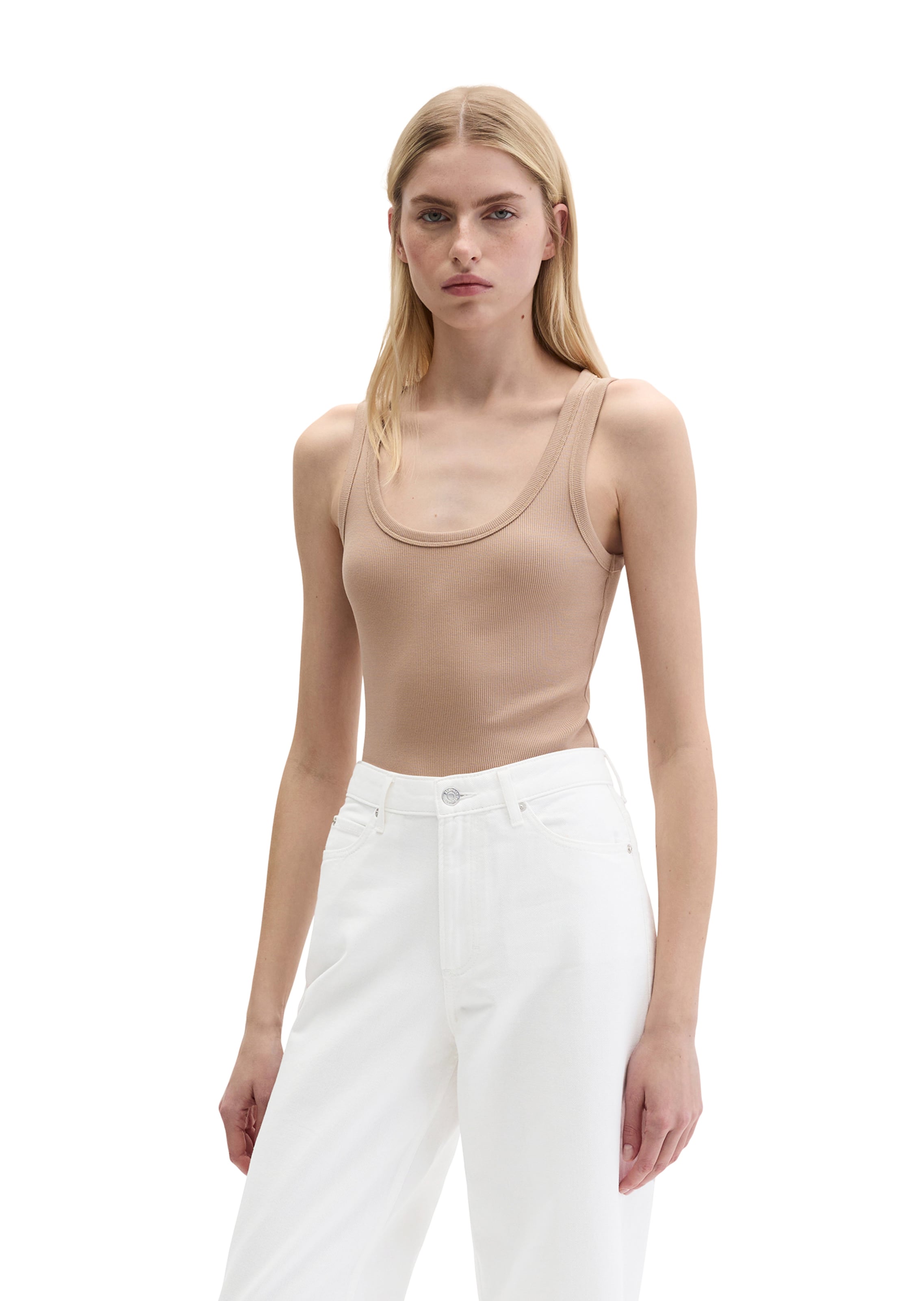 Marc O'Polo Top in Beige: Vorderseite