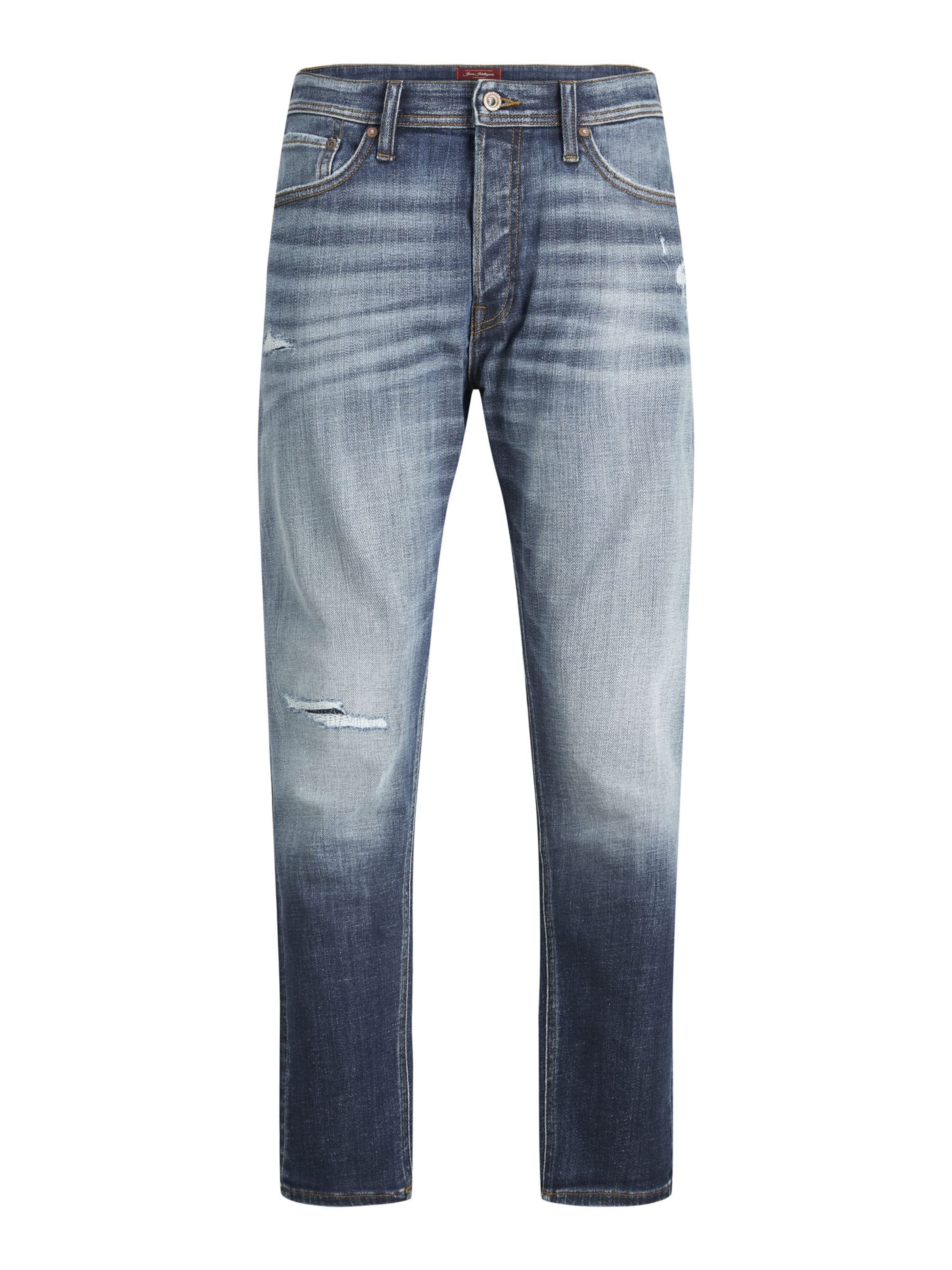 Slimfit Jeans 'GLENN' di JACK & JONES in blu: frontale