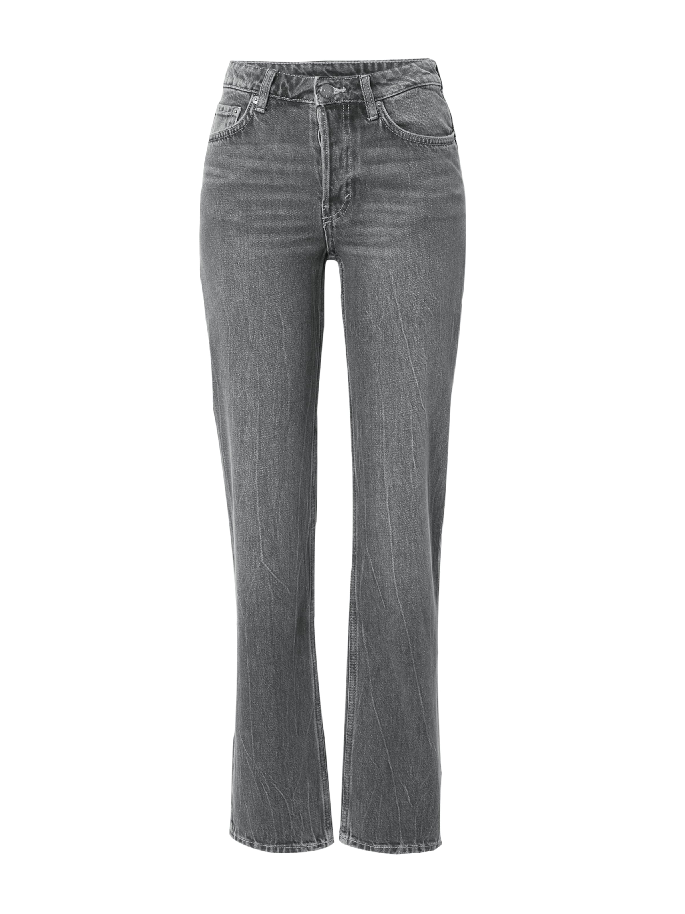 Jeans 'Pin' de la WEEKDAY pe negru: față