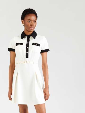 Robe 'CLAUDIE' GUESS en blanc : devant
