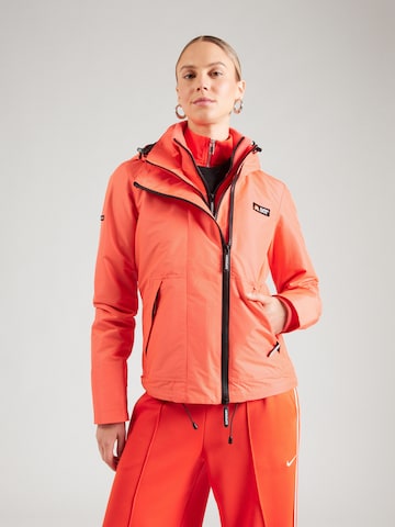 Geacă de primăvară-toamnă de la Superdry pe portocaliu: față