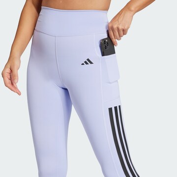 ADIDAS PERFORMANCE Skinny Sportbroek 'Optime' in Lila