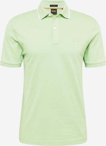 BOSS Orange Majica 'Passertip' | zelena barva: sprednja stran