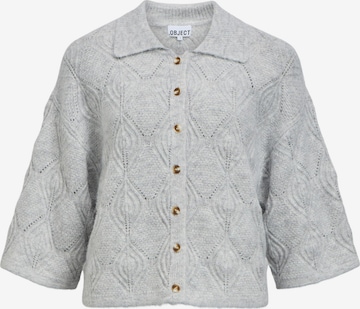 OBJECT Strickjacke in Grau: Vorderseite