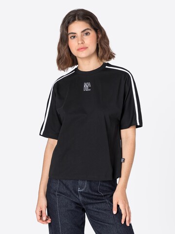 Karl Lagerfeld Shirt in Zwart: voorkant