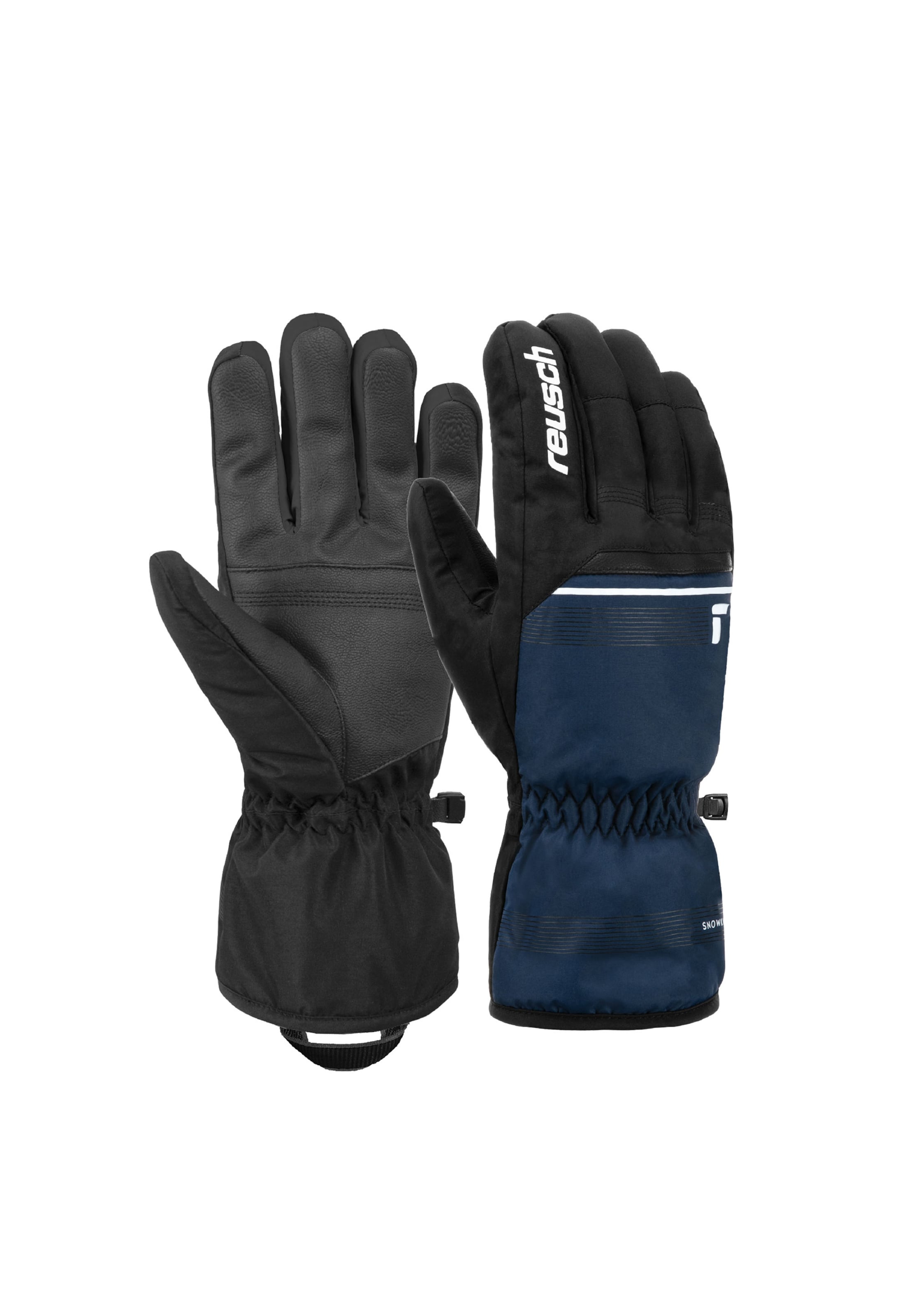 REUSCH Sporthandschuhe 'Snow King' in blau / schwarz, Produktansicht