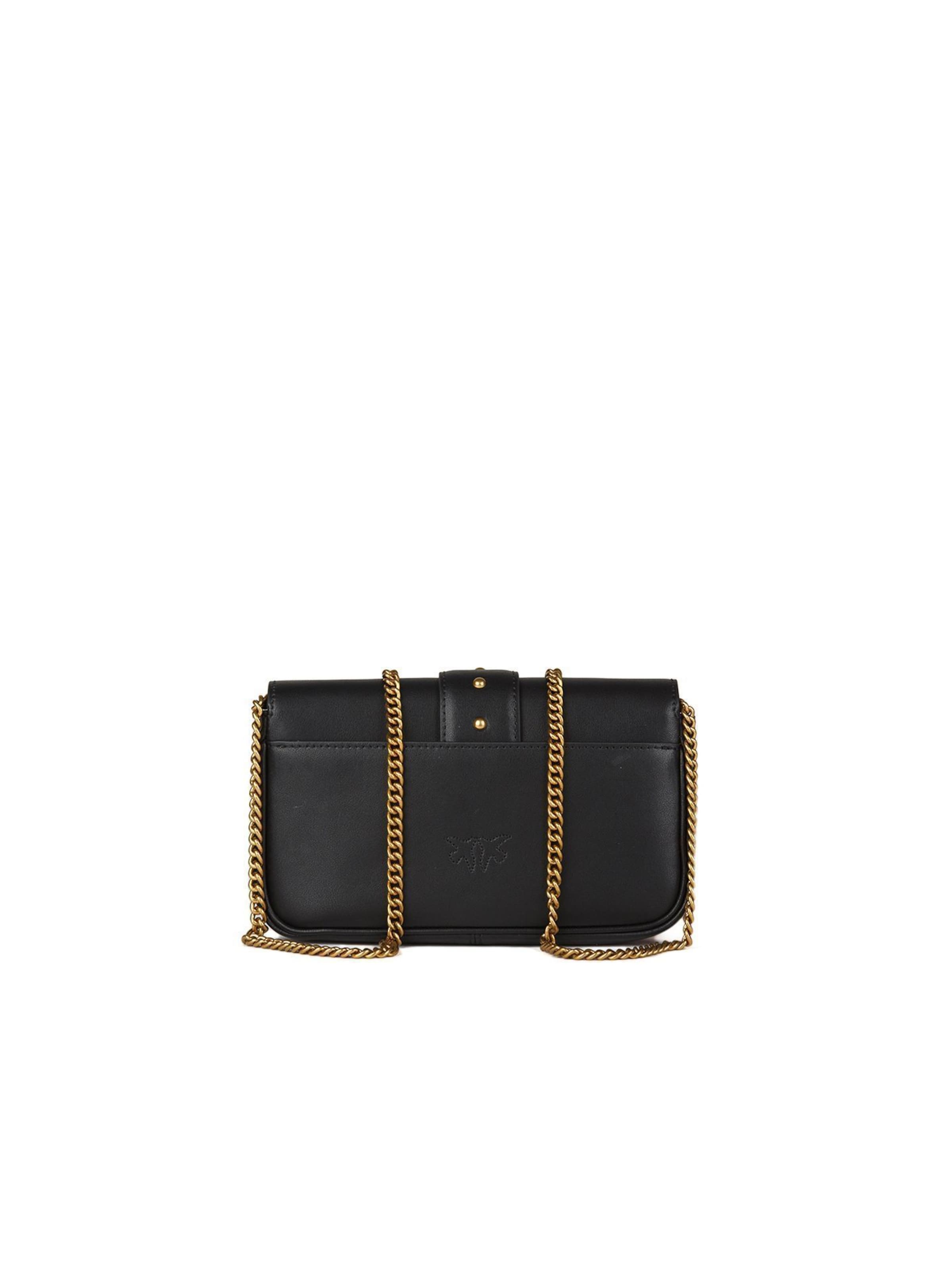 PINKO Crossbody bag 'Love One' in Black