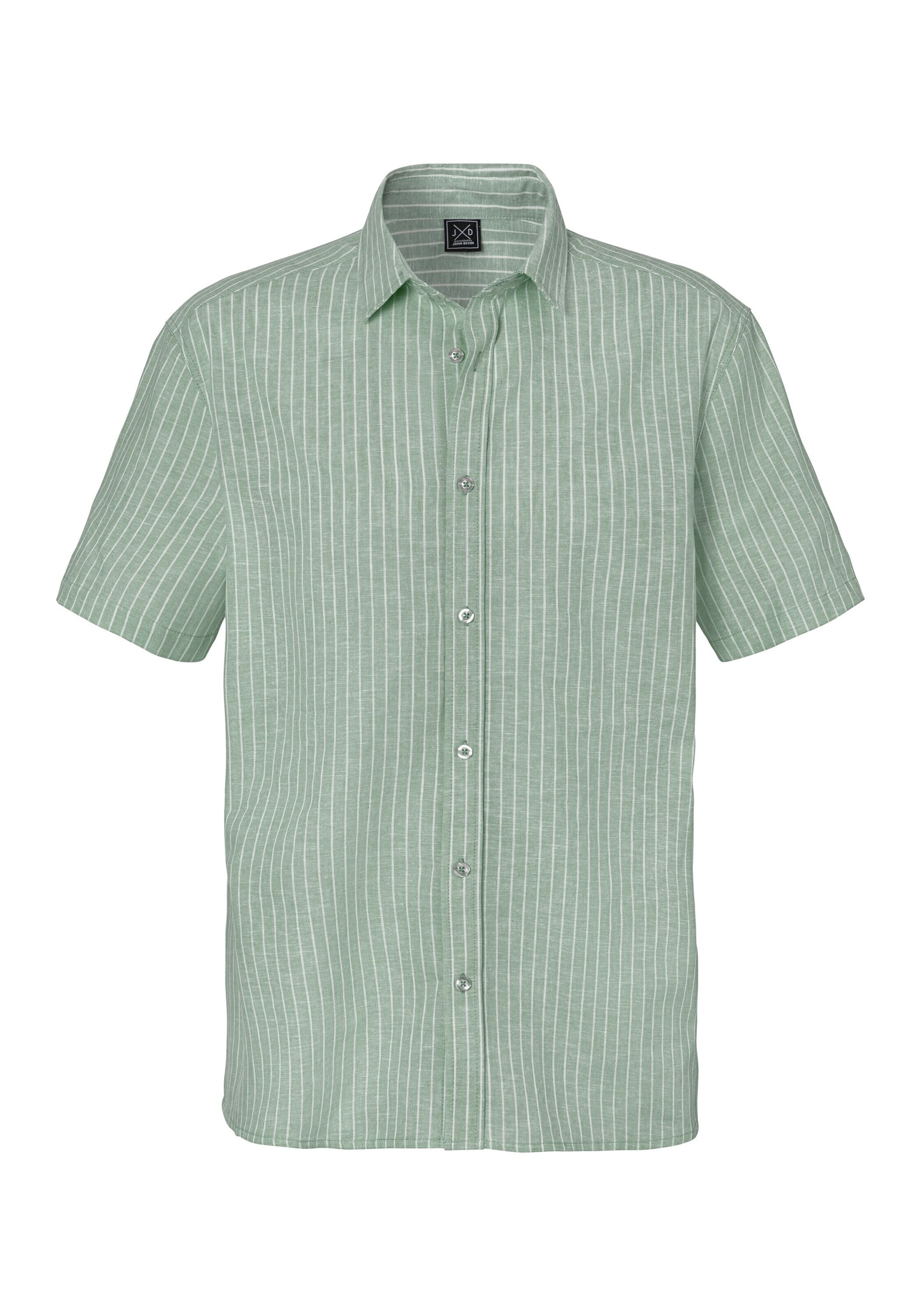 JOHN DEVIN Рубашка в Зеленый: спереди