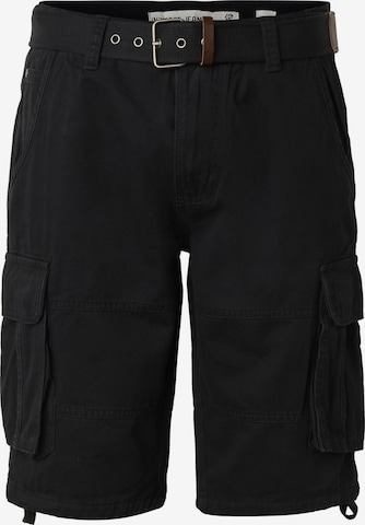 INDICODE JEANS - Pantalón cargo 'INMonsun' en negro: frente