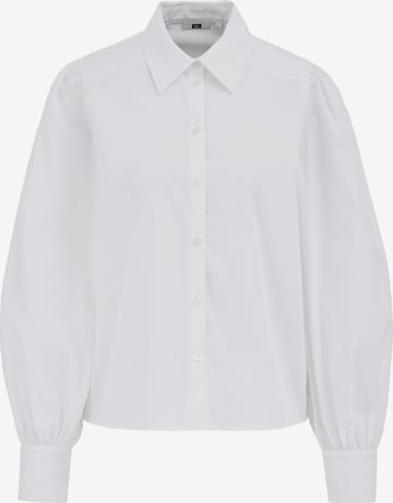 WE FashionBluza - bijela boja: prednji dio