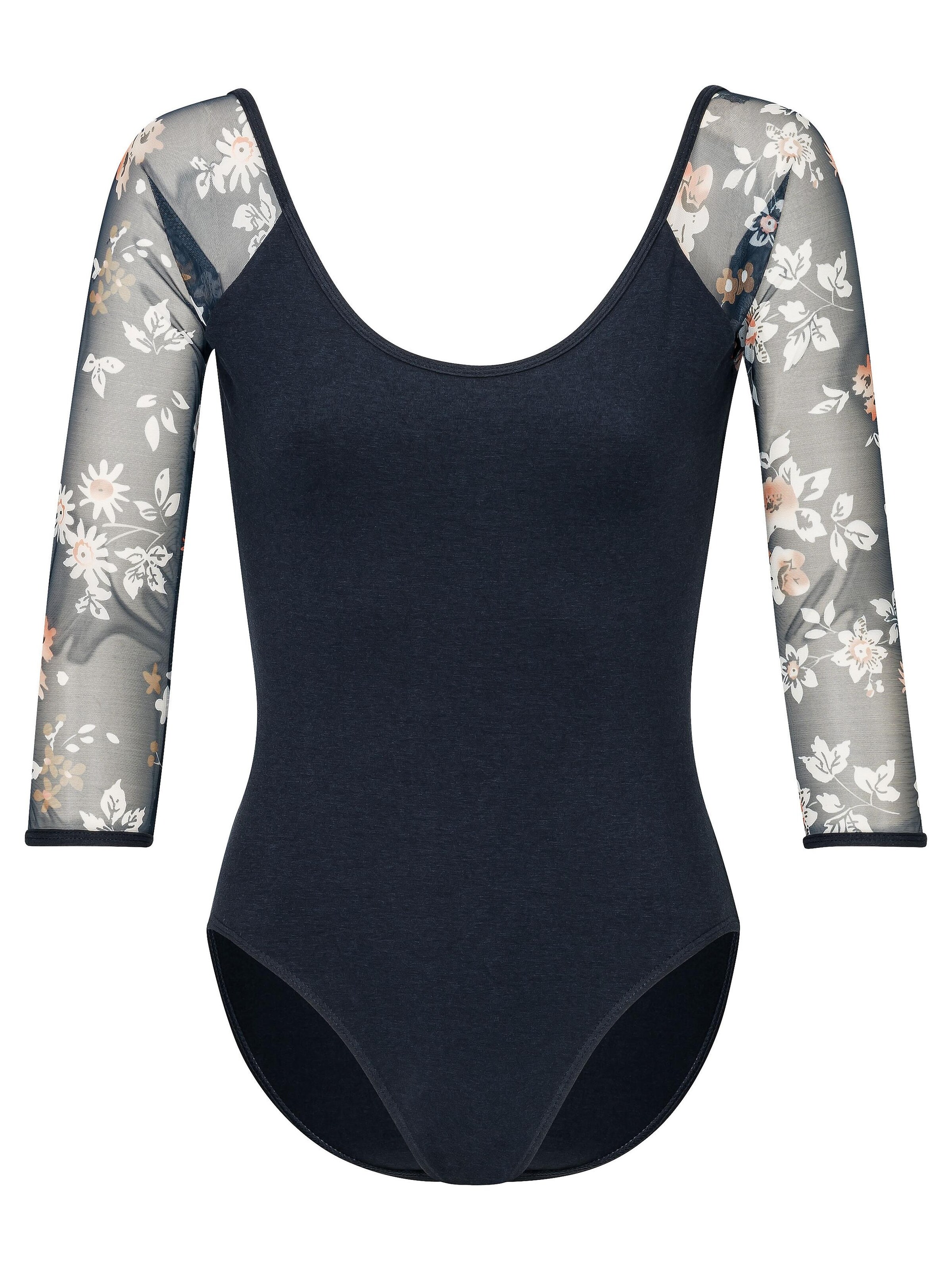 Tanzmuster Athletic Bodysuit 'Sina' in Blue: front
