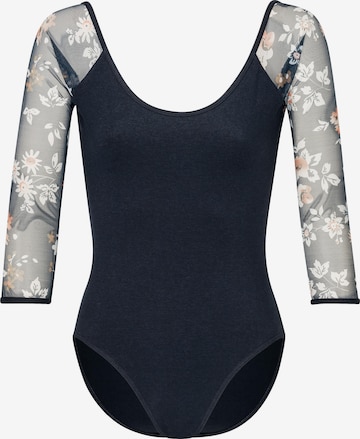 Tanzmuster Athletic Bodysuit 'Sina' in Blue: front