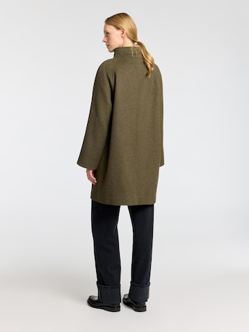 SELECTED Tussenmantel in Bruin