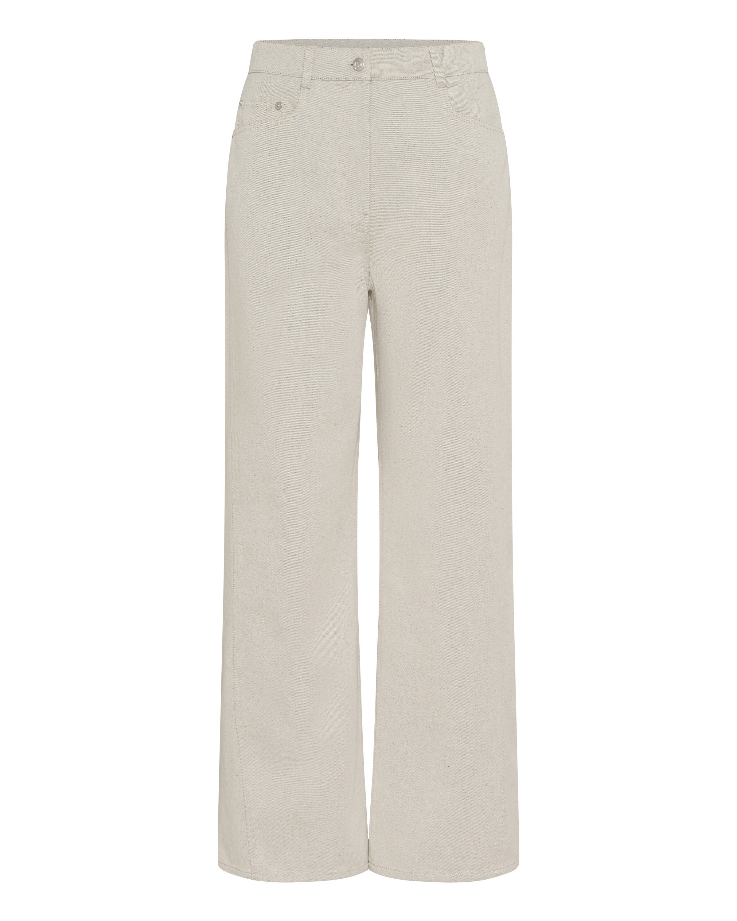 SOAKED IN LUXURY Wide leg Jeans 'SLDaline' in Beige: front