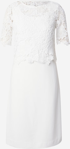 APART Cocktail Dress in White: front