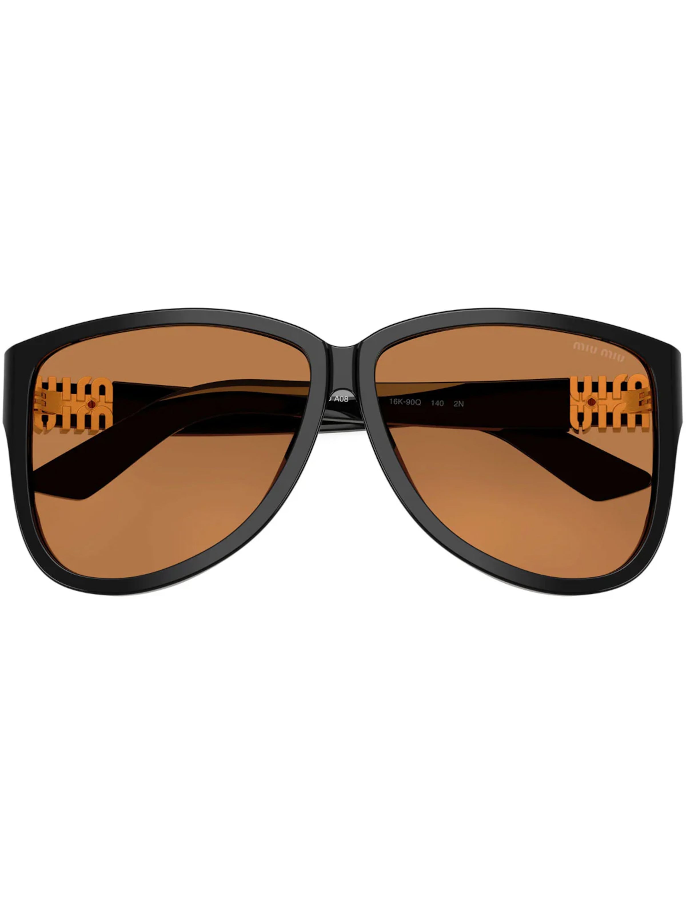 Occhiali da sole 'MUA08S 16K90Q' di Miu Miu in nero