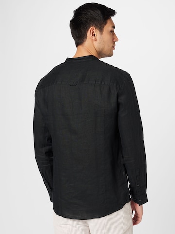 HUGO Red - Regular Fit Camisa 'Elvory' em preto