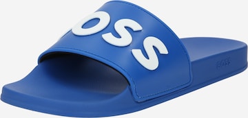 BOSS Black Beach & Pool Shoes 'Kirk' in Blue: front