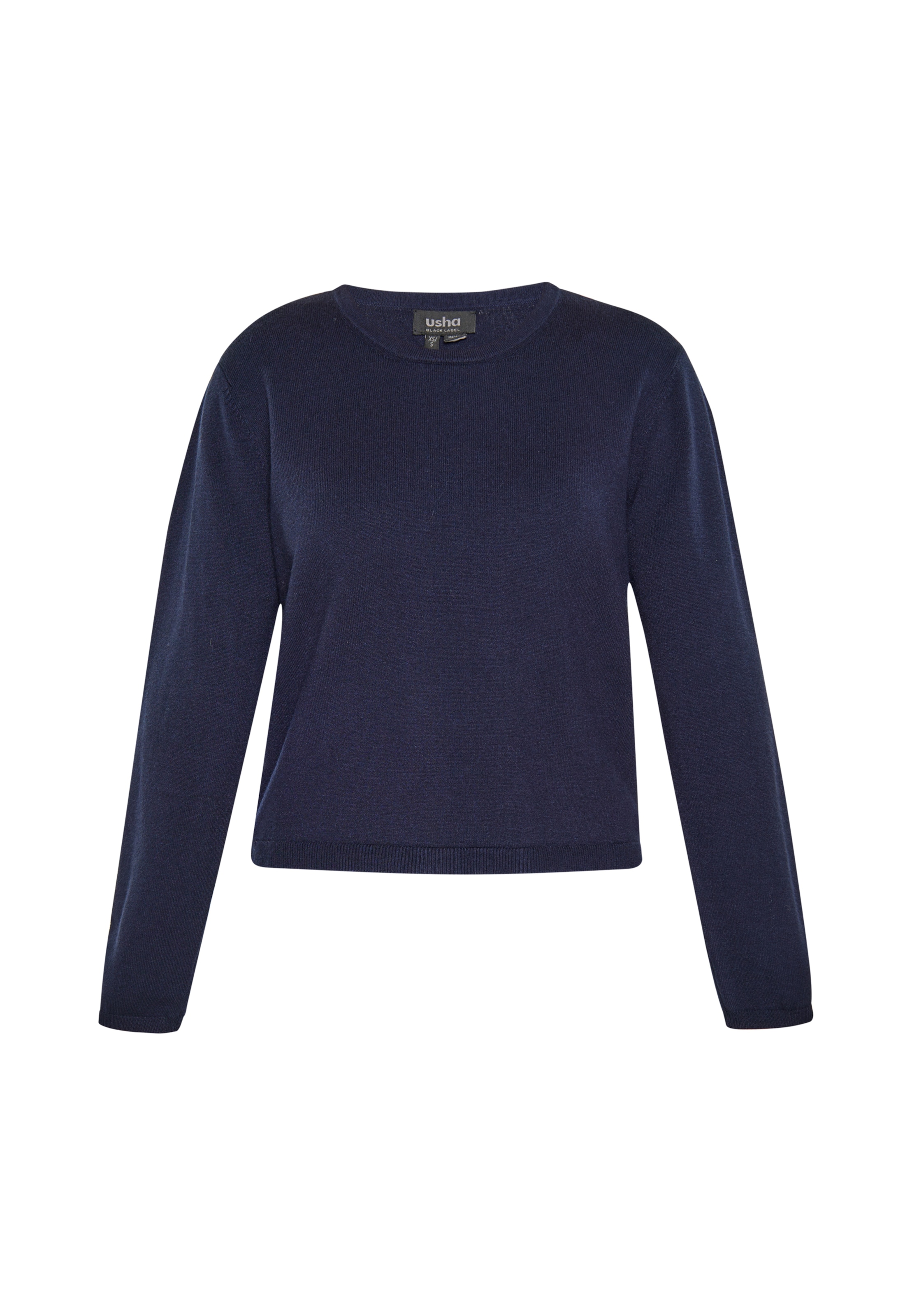 usha BLACK LABEL Pulover | modra barva: sprednja stran