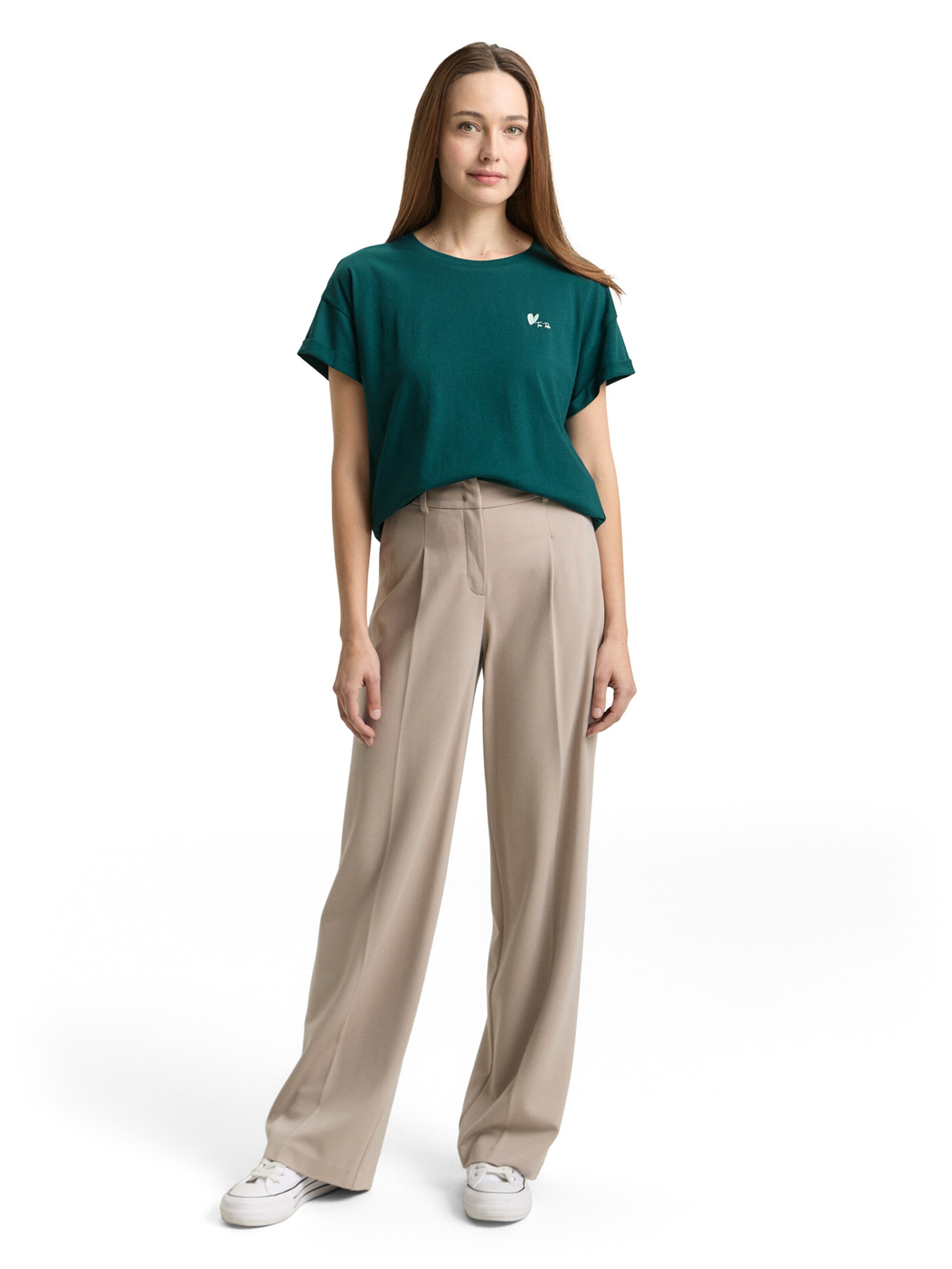 TOM TAILOR T-Shirt in Grün