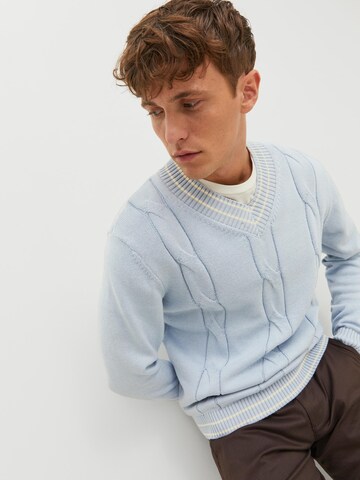 Pull-over 'OSCAR' JACK & JONES en bleu