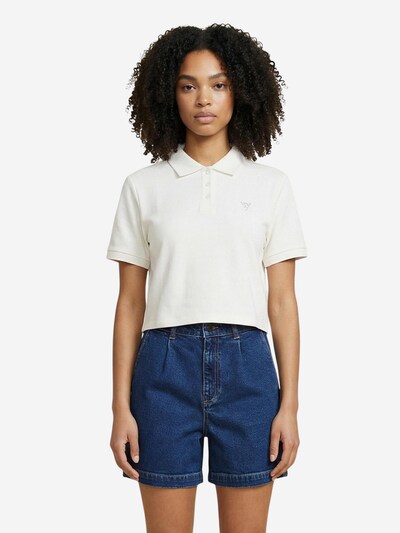 Maglietta 'SILVY BOXY POLO SHIRT V6GP11 K3278' in XXS GUESS di colore crema, Visualizzazione prodotti