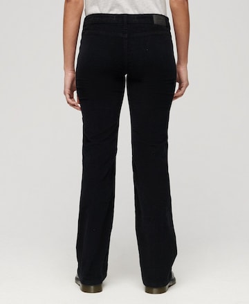 Superdry Flared Broek in Zwart