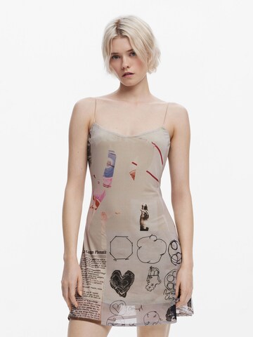 Desigual Dress in Brown: front