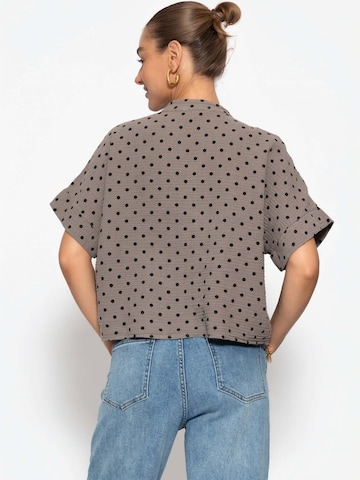SASSYCLASSY Bluse‌‌‌ in Grau