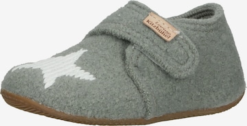 Living Kitzbühel Slippers in Green: front