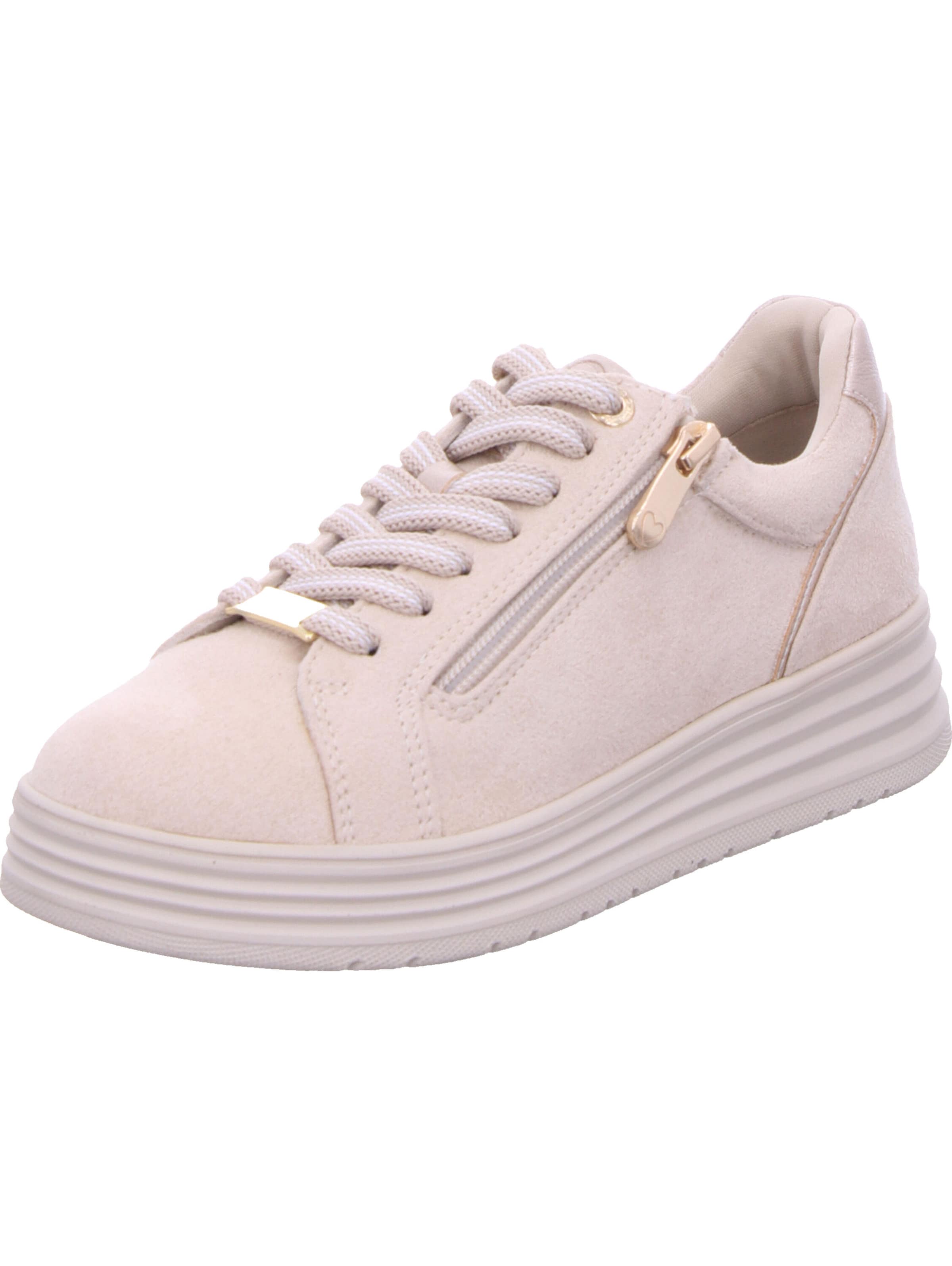 MARCO TOZZI Schnürschuhe in Beige: Vorderseite