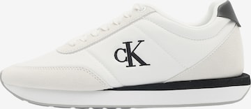 Calvin Klein Rövid szárú sportcipők 'ESS' - fehér: elől