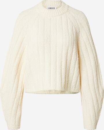 EDITED Sweater 'Martje' in Beige: front