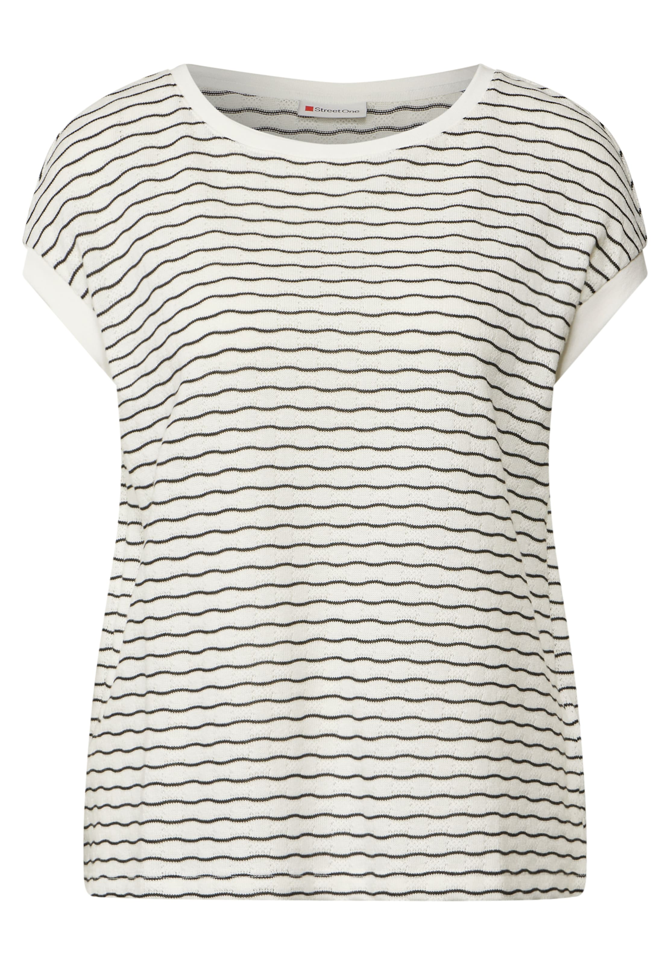 STREET ONE Shirt in Wit: voorkant