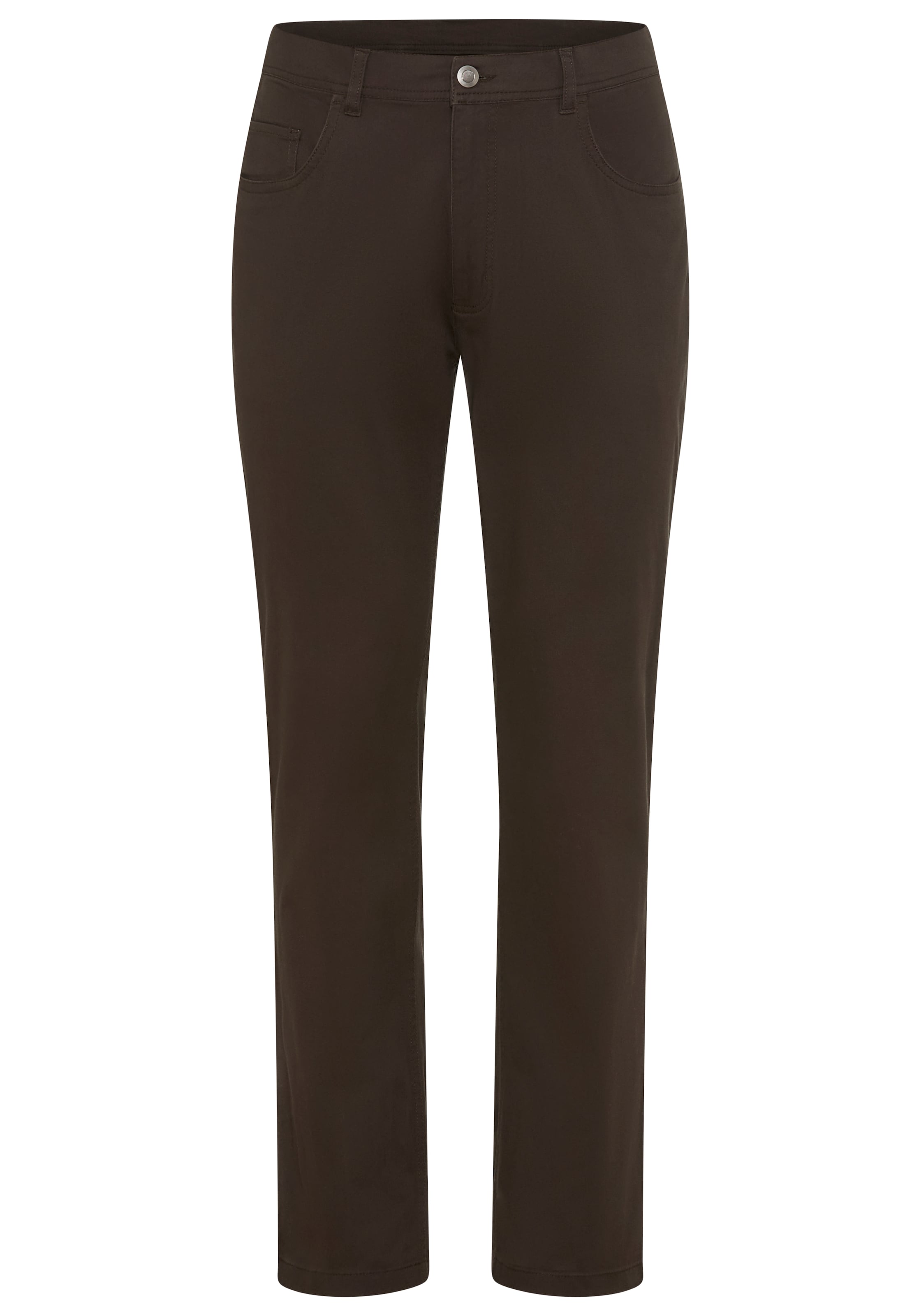 Man's World Regular Pants in Brown: front