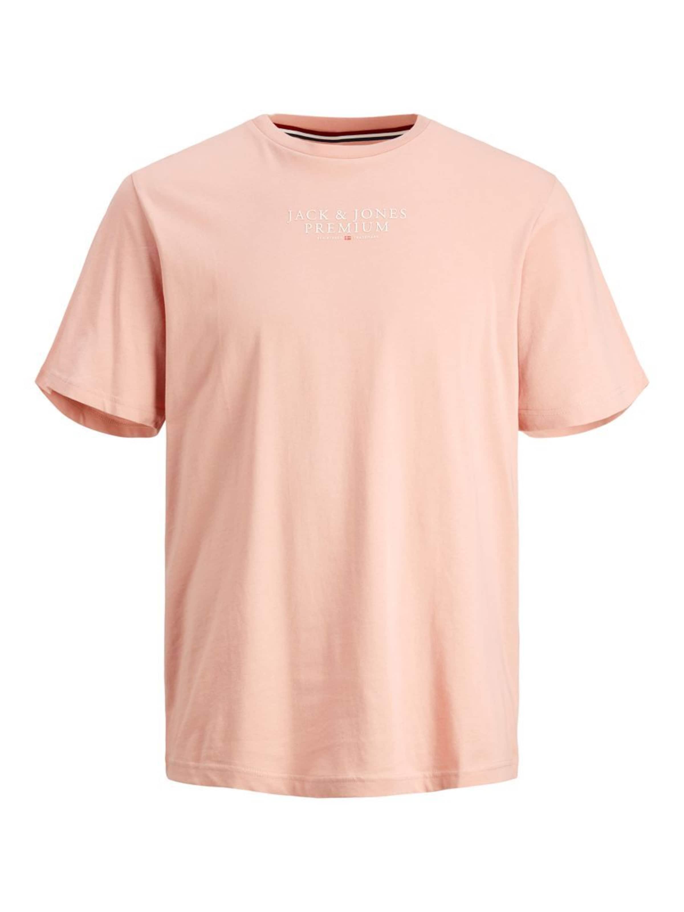 Jack & Jones Premium T-Shirt 'JPRBLUArchie' in Pink: Vorderseite