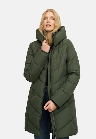 Manteau d’hiver 'Natalin' Ragwear en vert : devant