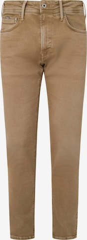 Pepe Jeans Tapered Jeans in Beige: front