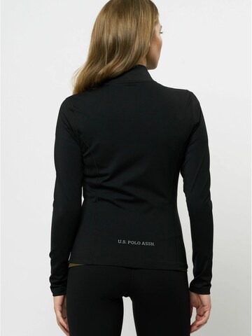 U.S. POLO ASSN. Sweatvest 'Kira' in Zwart