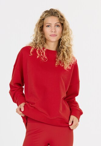 Athlecia Sportief sweatshirt 'Breslin' in Rood: voorkant