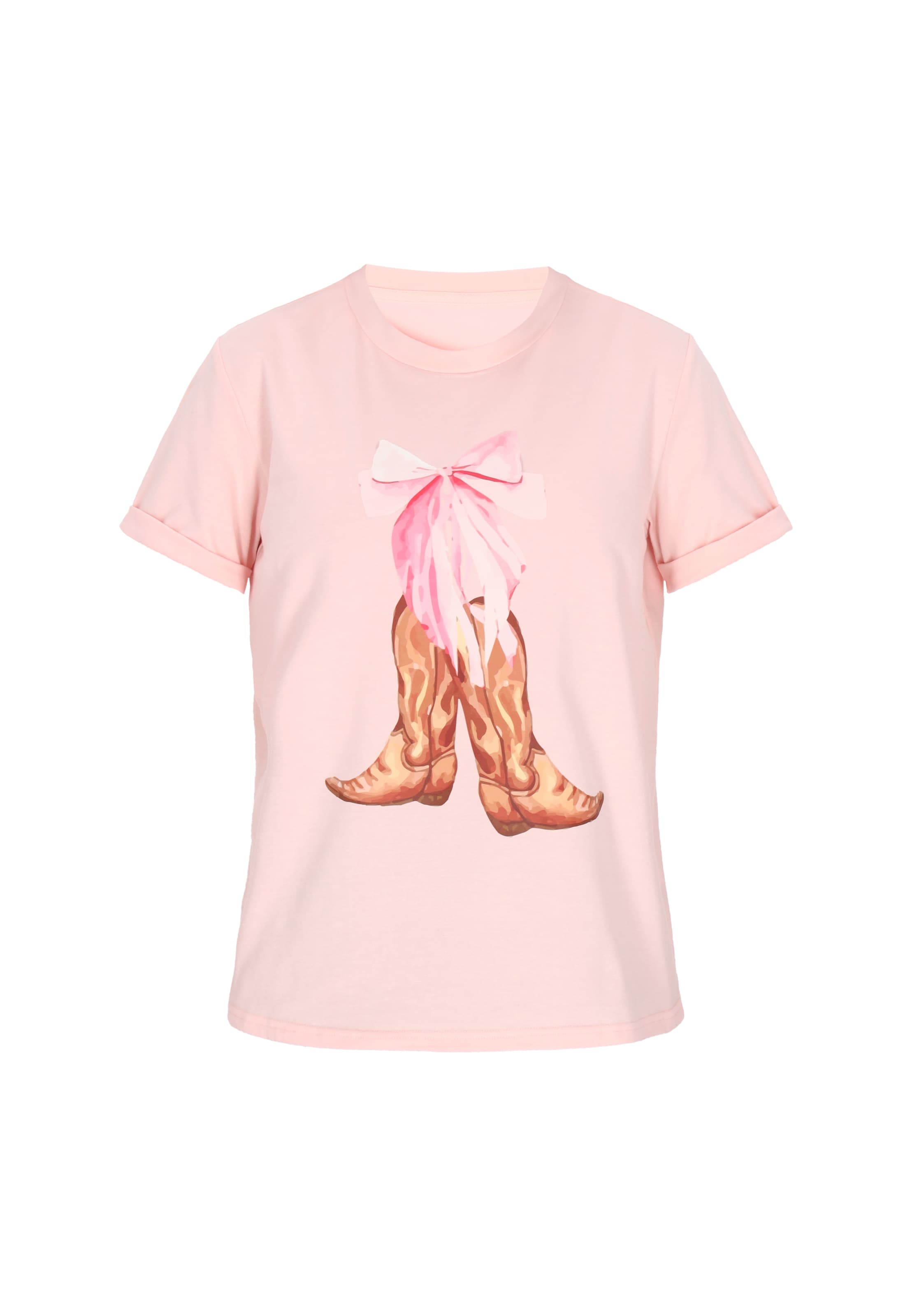 faina - Camiseta en rosa: frente